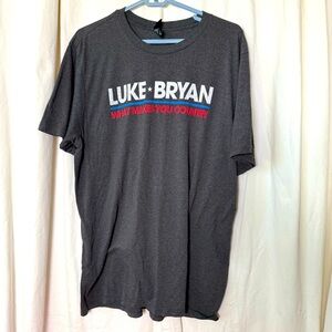 2018 Luke Bryan What Makes You‎ Country Music Concert Tour T-Shirt USA Flag